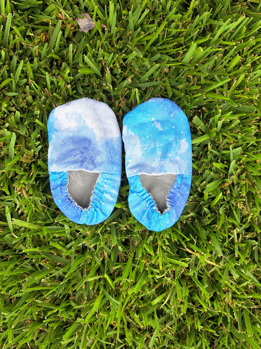 Sapphire Sky Handmade Slippers